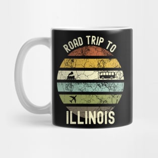 Road Trip To Illinois, Family Trip To Illinois, Holiday Trip to Illinois, Family Reunion in Illinois, Holidays in Illinois, Vacation in Mug